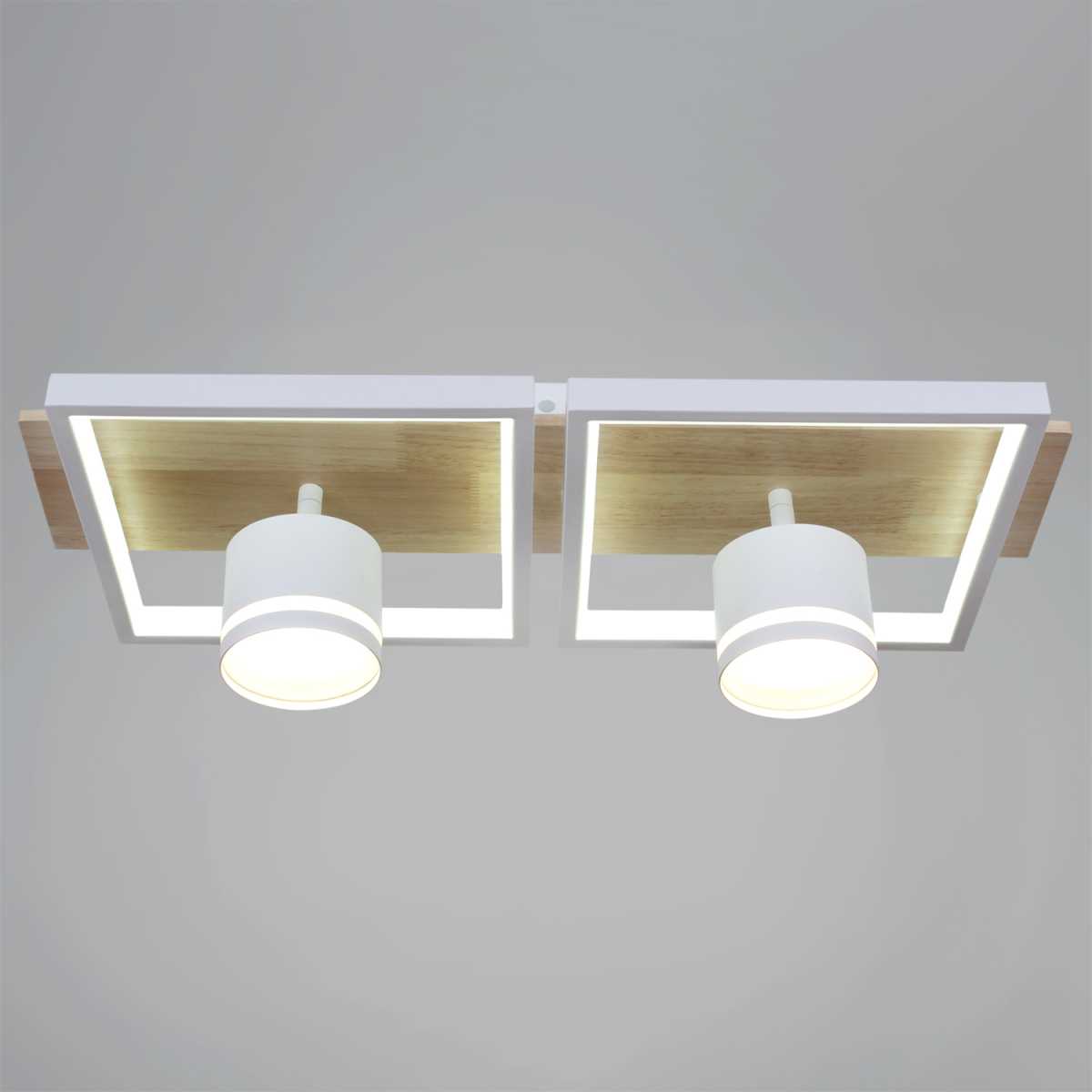 Потолочный светильник Reluce 19560-0.3-2+2 WH+WOOD
