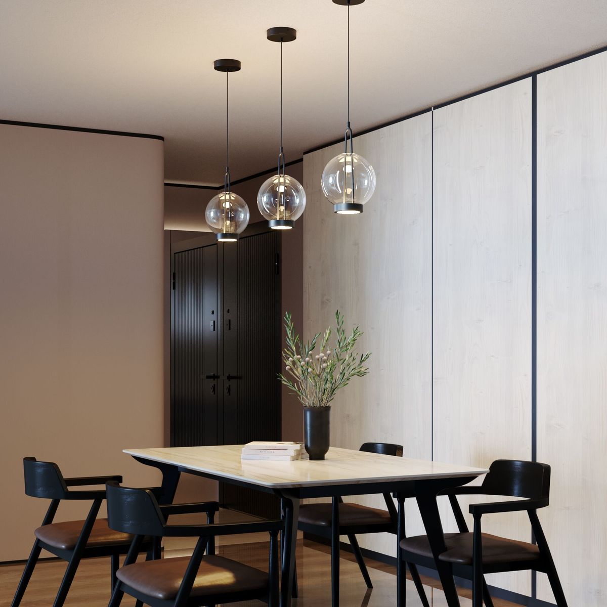 Подвесной светодиодный светильник Eurosvet Frasco 50267/1 LED черный