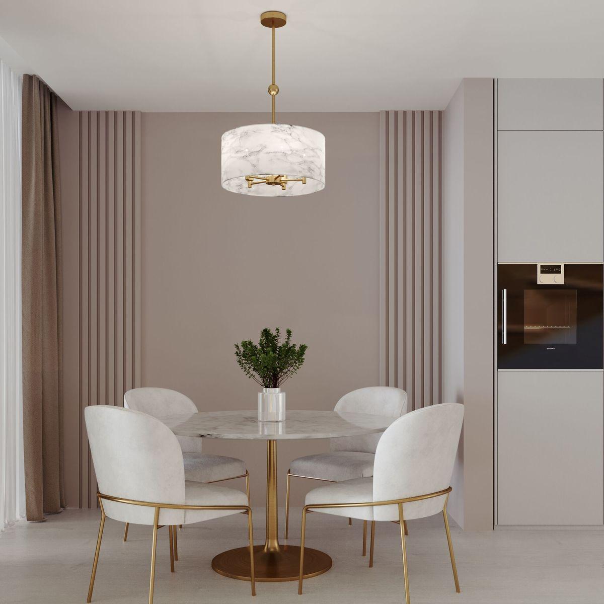 Подвесная люстра Eurosvet Brume 60174/5 латунь a069024