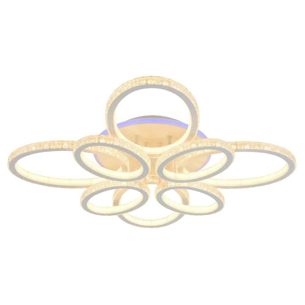 Потолочная светодиодная люстра Profit Light 8033/4+4 WHT
