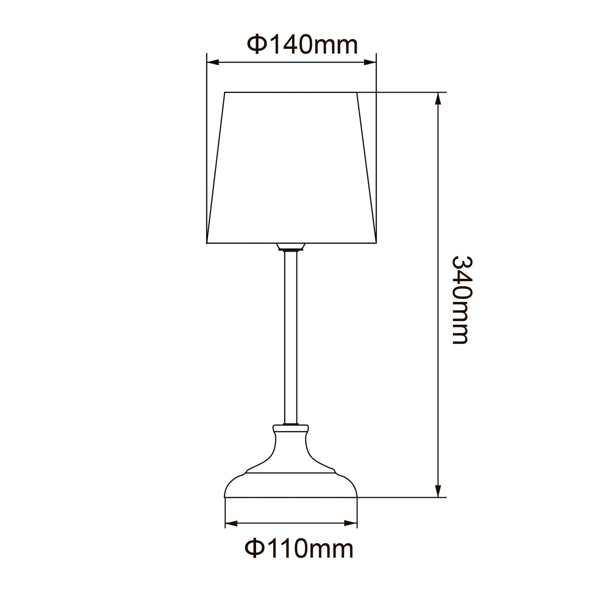 Настольная лампа Uniel UML-B309 E14 Chrome/Dark Blue UL-00012426