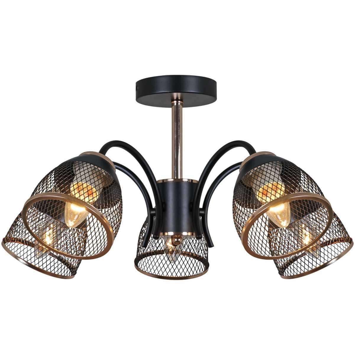 Потолочная люстра Reluce 01505-0.3-05 BK+FGD