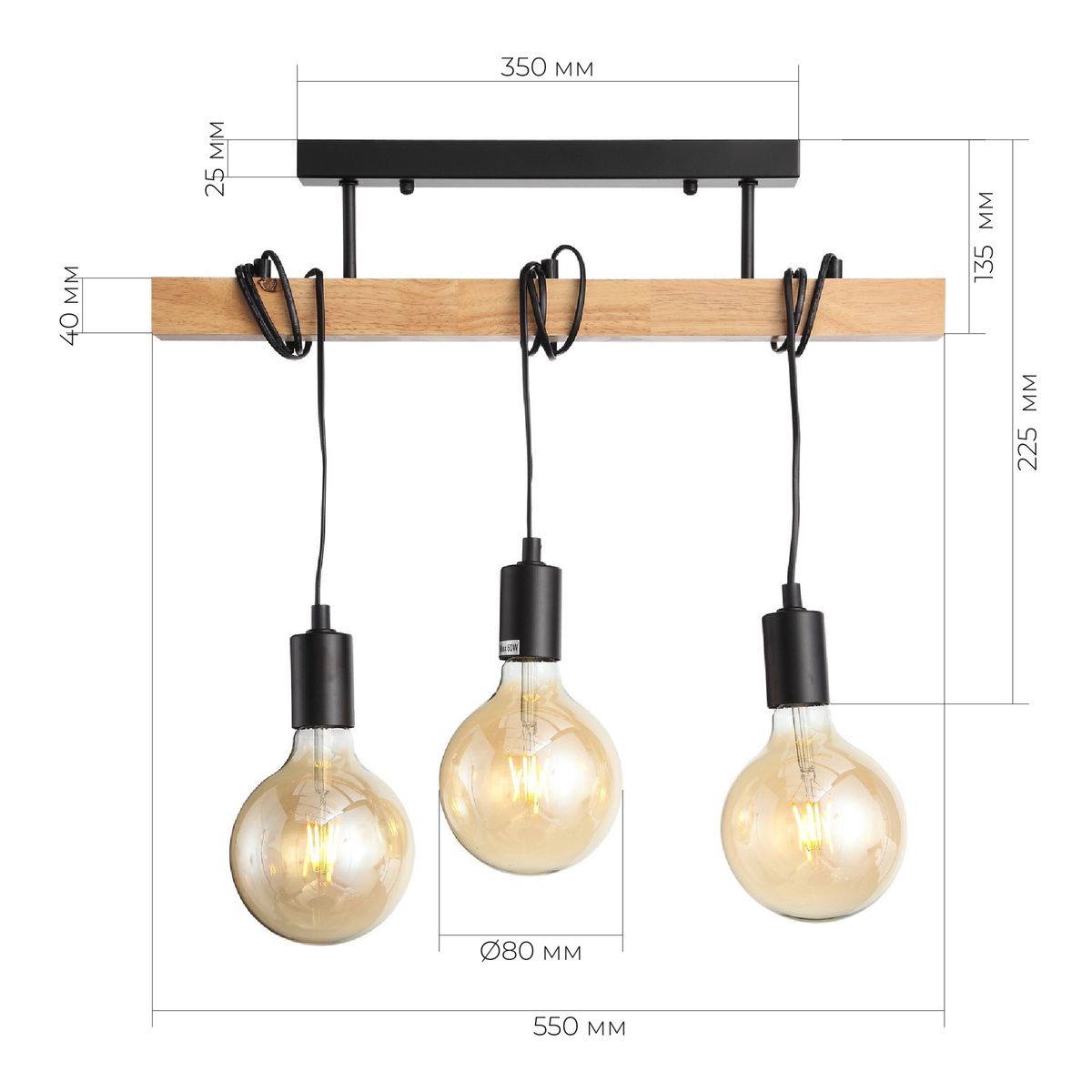 Подвесной светильник Evoluce Bagetti SL1142.403.03