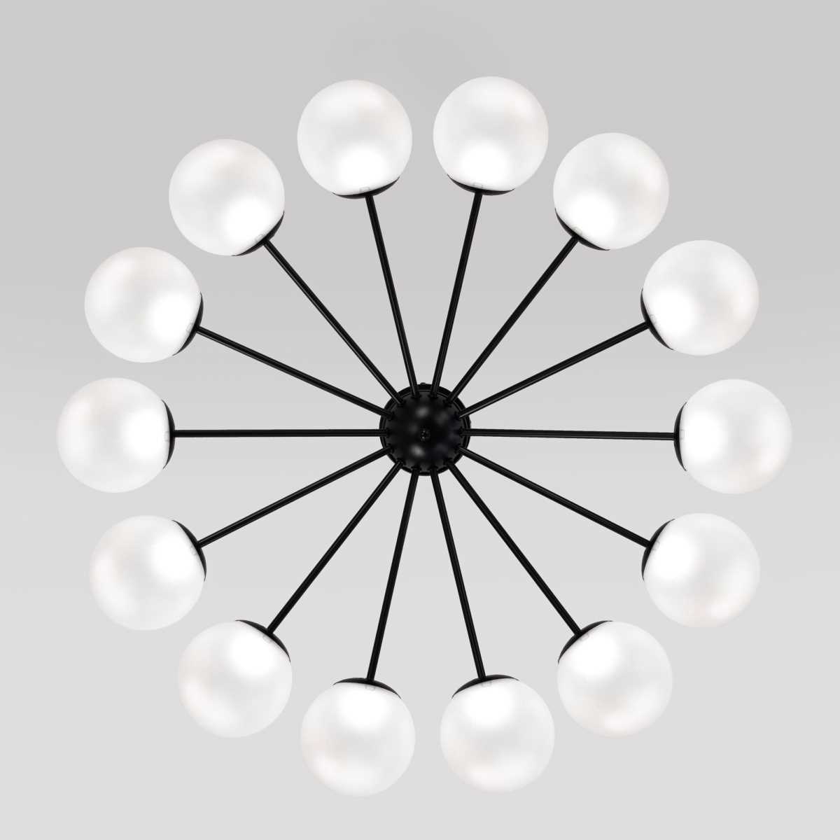 Потолочная люстра Eurosvet Vinter 201057 LED черный a072623