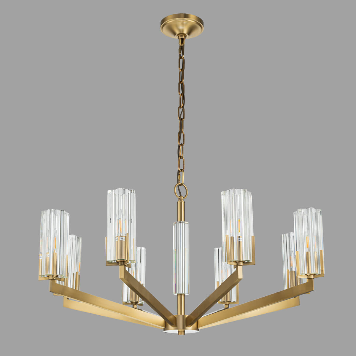 Подвесная люстра Belfast Malone 6035-8 BR CL