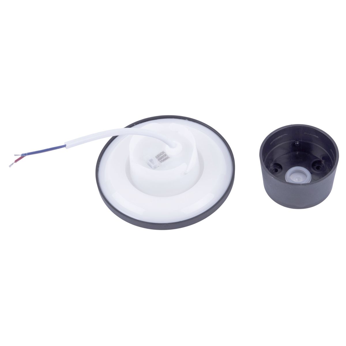 Уличный накладной светильник Uniel ULU-P35R-6W/3000K+4000K+6500K/D12 IP65 BLACK UL-00013631