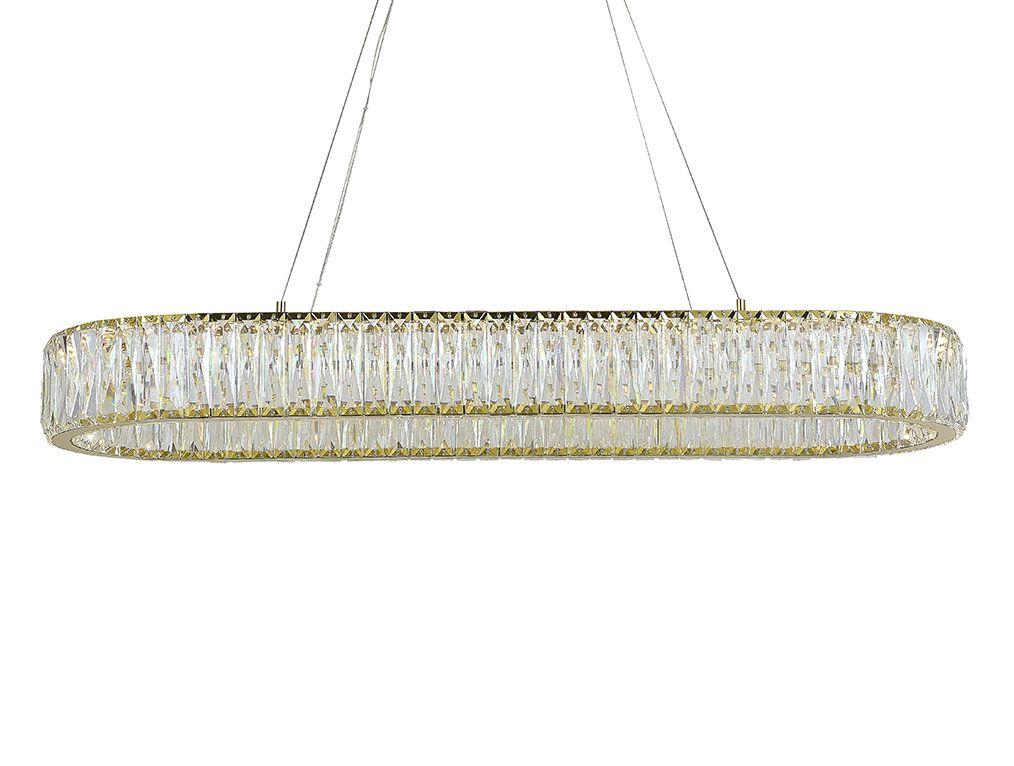 Подвесной светодиодный светильник Newport 8240/90 oval gold М0067858