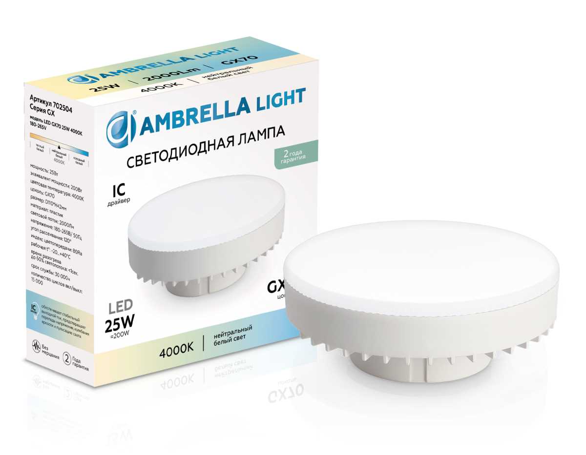 Лампа светодиодная AMBRELLA LIGHT BULBING 702504