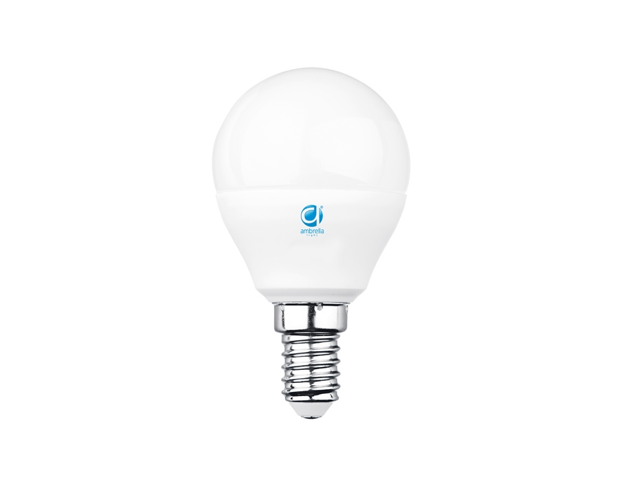 Лампа светодиодная Ambrella light E14 6W 3000K белая 204114