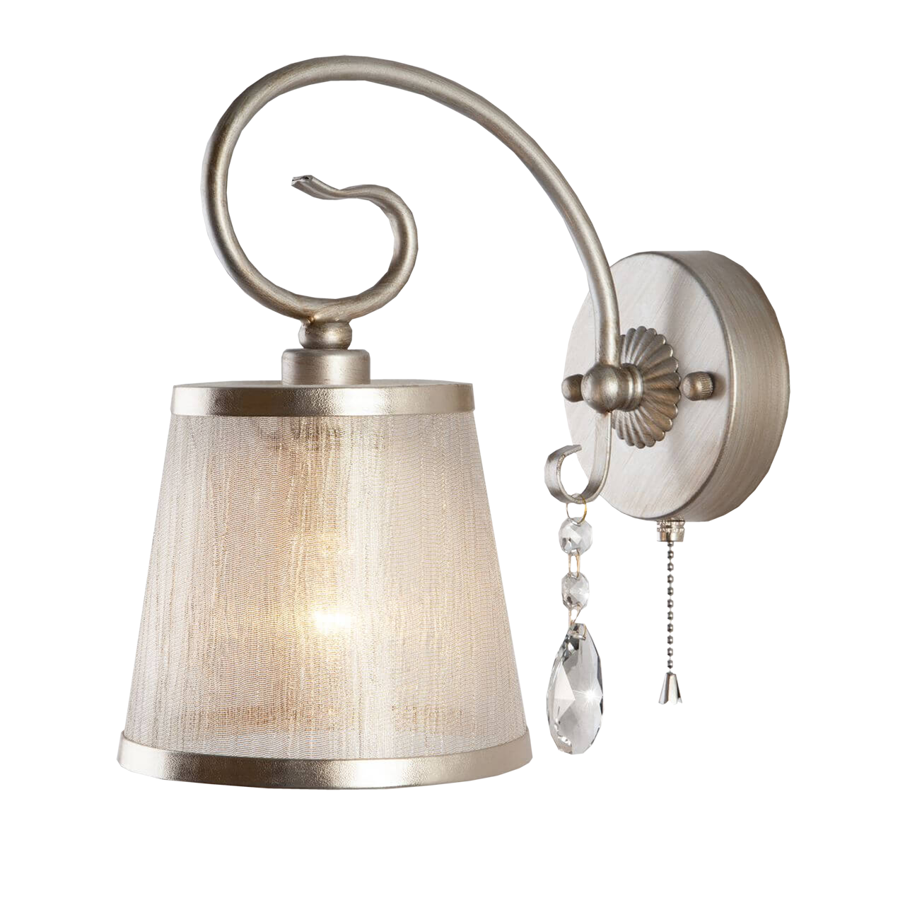 Бра Eurosvet 60065/1 серебро