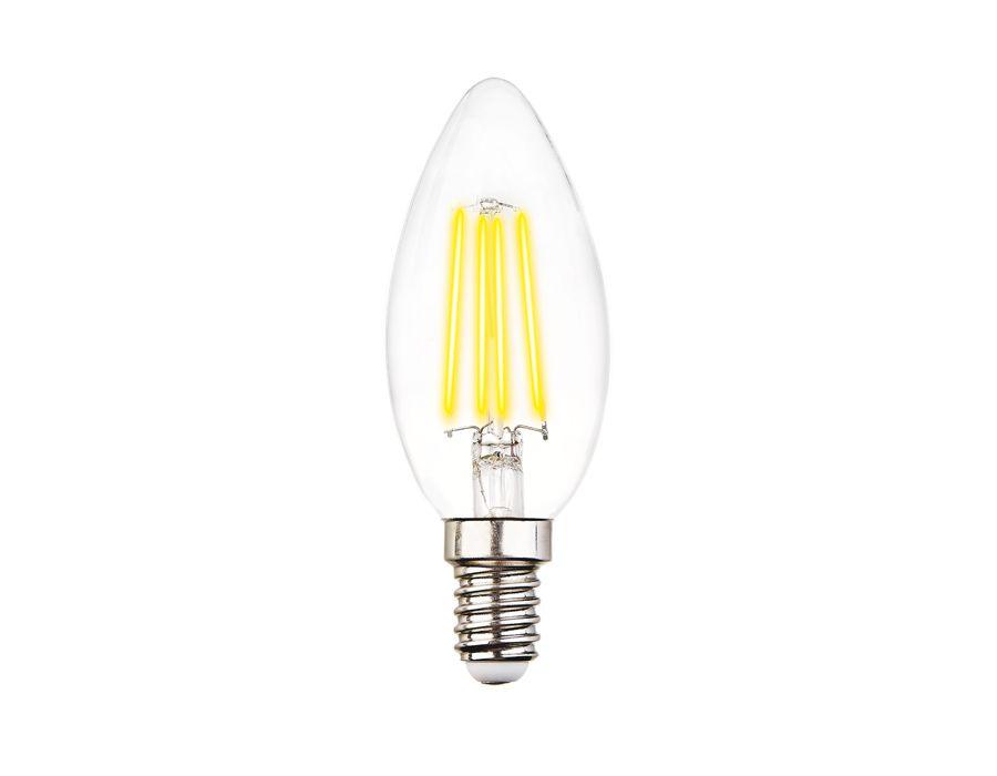 Лампа светодиодная филаментная Ambrella light E14 6W 3000K прозрачная 202114