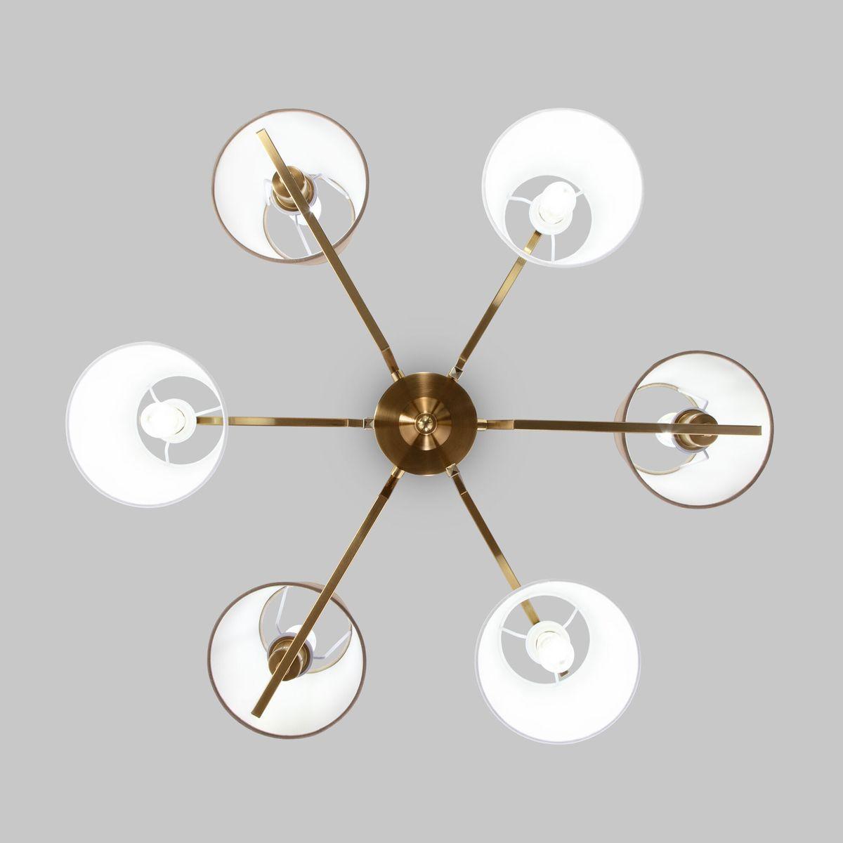 Потолочная люстра Eurosvet Ozark 60149/6 латунь