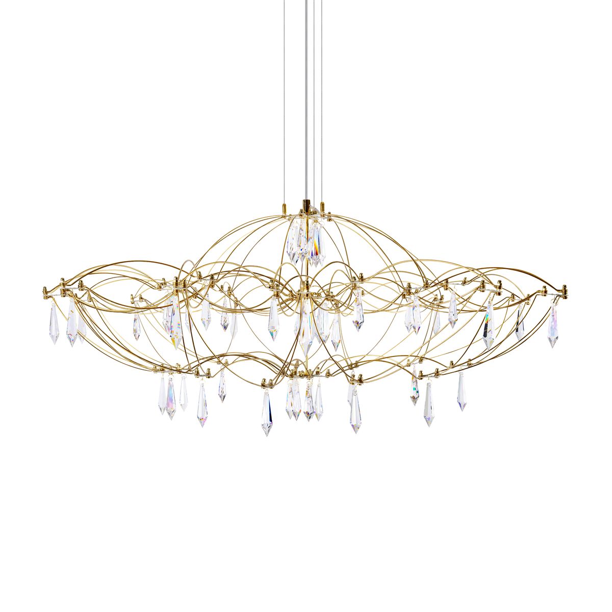 Подвесная люстра Loft IT Mira 10586/900 Gold Asfour