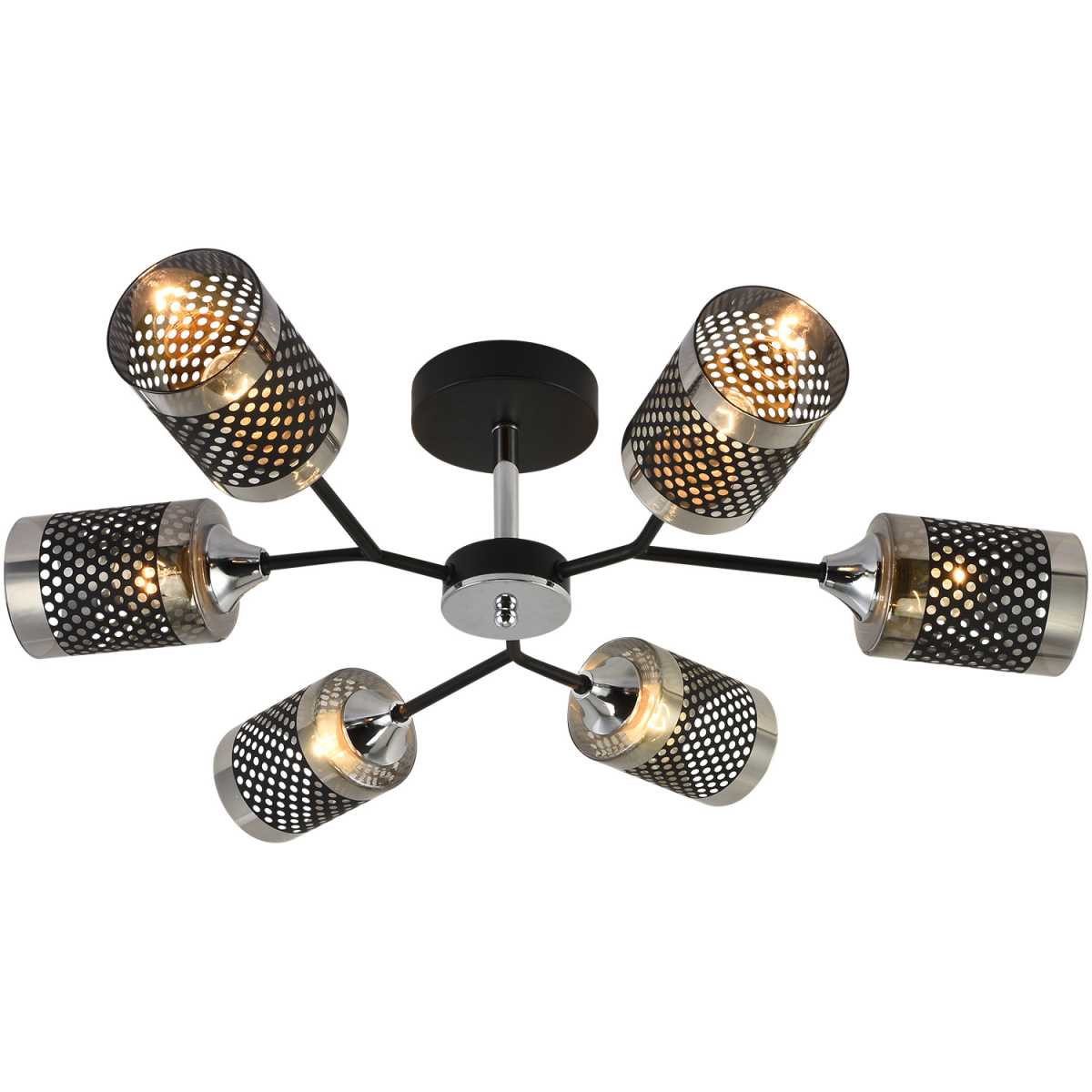 Потолочный светильник Reluce 01405-3.3-06B BK+CR