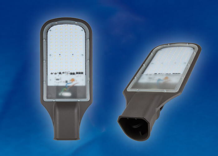 Уличный светодиодный светильник Uniel ULV-R22H-35W/DW IP65 Grey UL-00003532