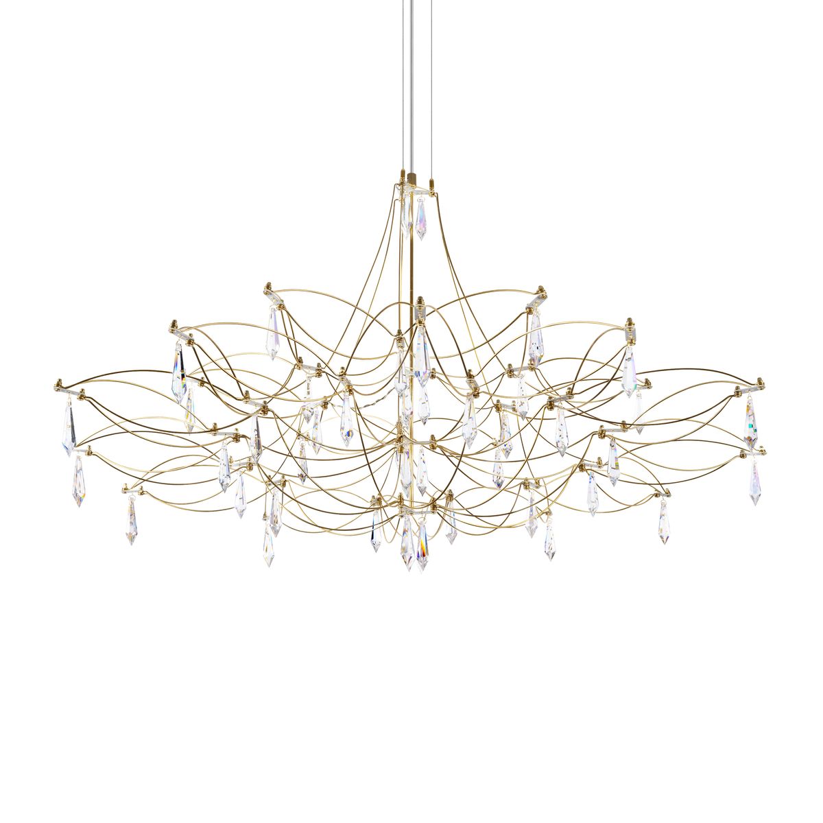 Подвесная люстра Loft IT Mira 10590/1000 Gold Asfour