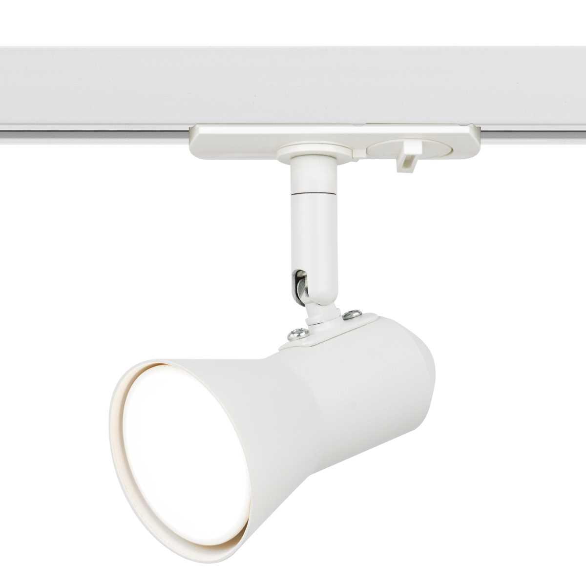 Трековый светильник однофазный ЭРА Taper TR37-GU10 WH Б0053303