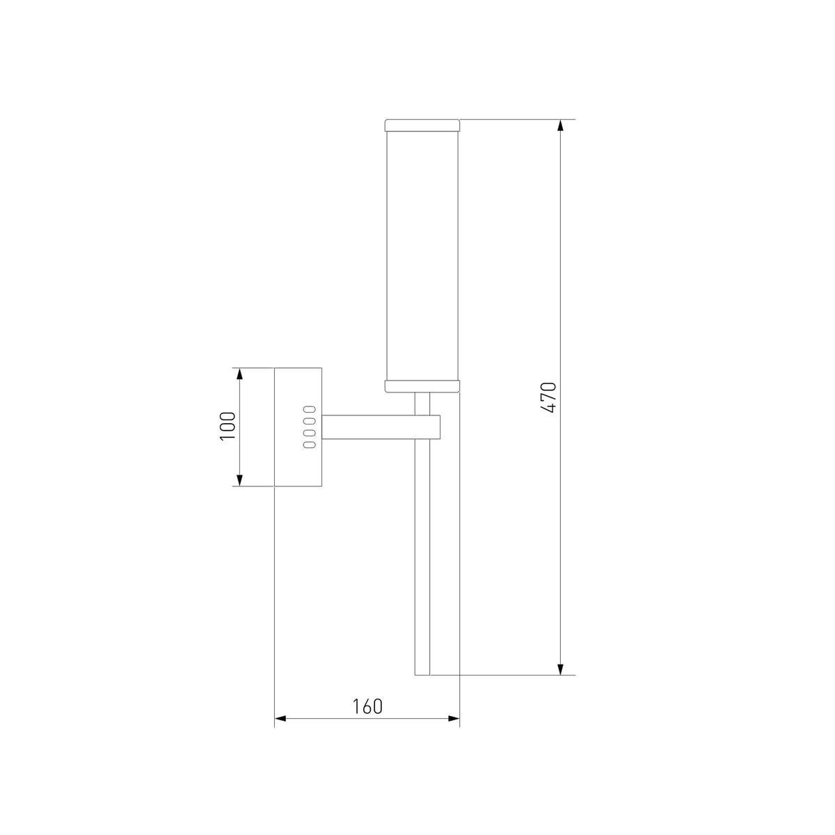 Бра Eurosvet Stark 50387 LED латунь