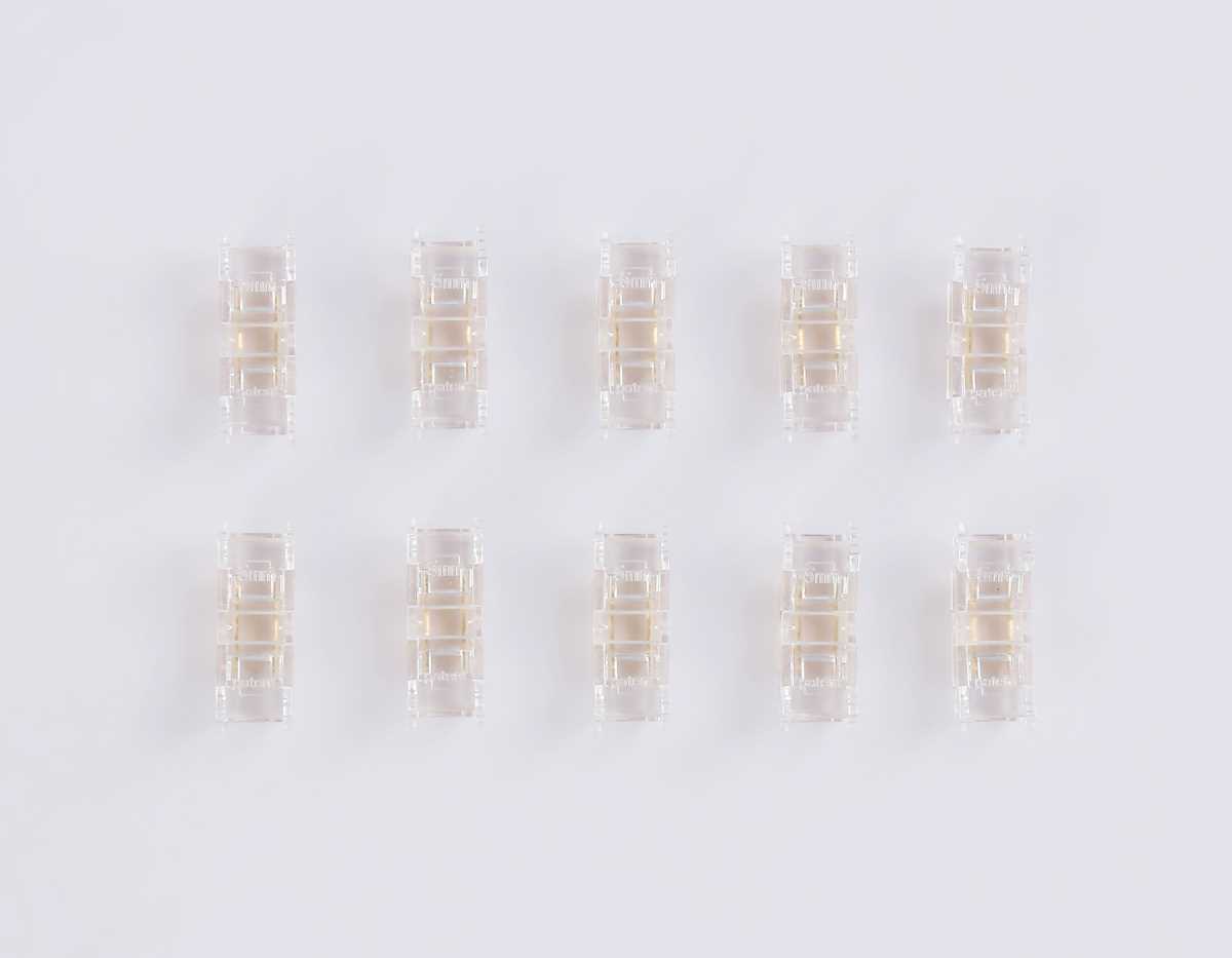Соединитель прямой AMBRELLA LIGHT ILLUMINATION COB 12/24V для лент 5mm (2 конт.) (10шт. в комплекте) GS6341