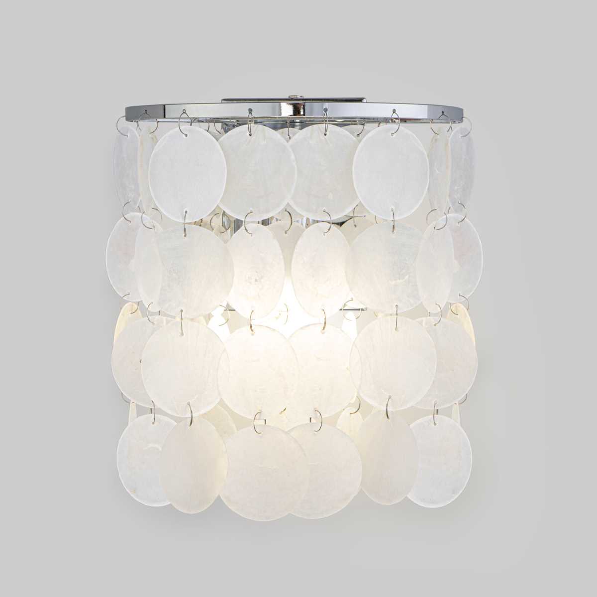 Настенный светильник Eurosvet 60005/1 хром/перламутр