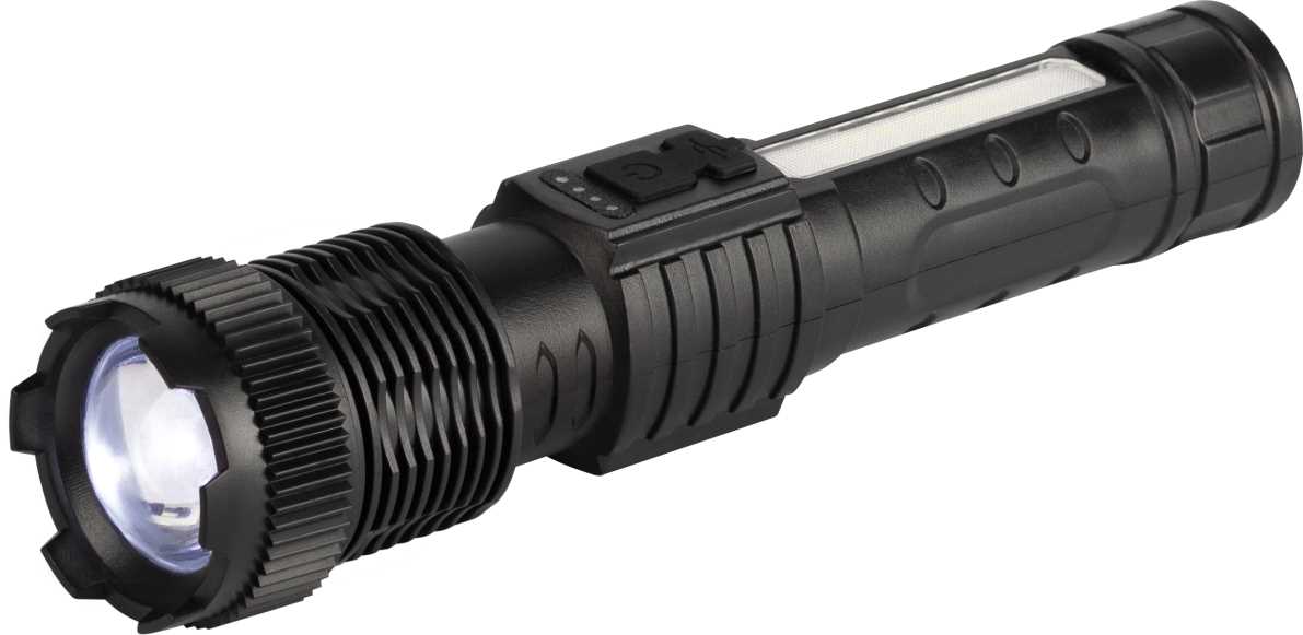 Светодиодный фонарь ЭРА UA-402 универсальный аккумуляторный 5 Вт LED + 5 Вт COB Zoom 6 режимов маячок клипса USB type C Б0069804
