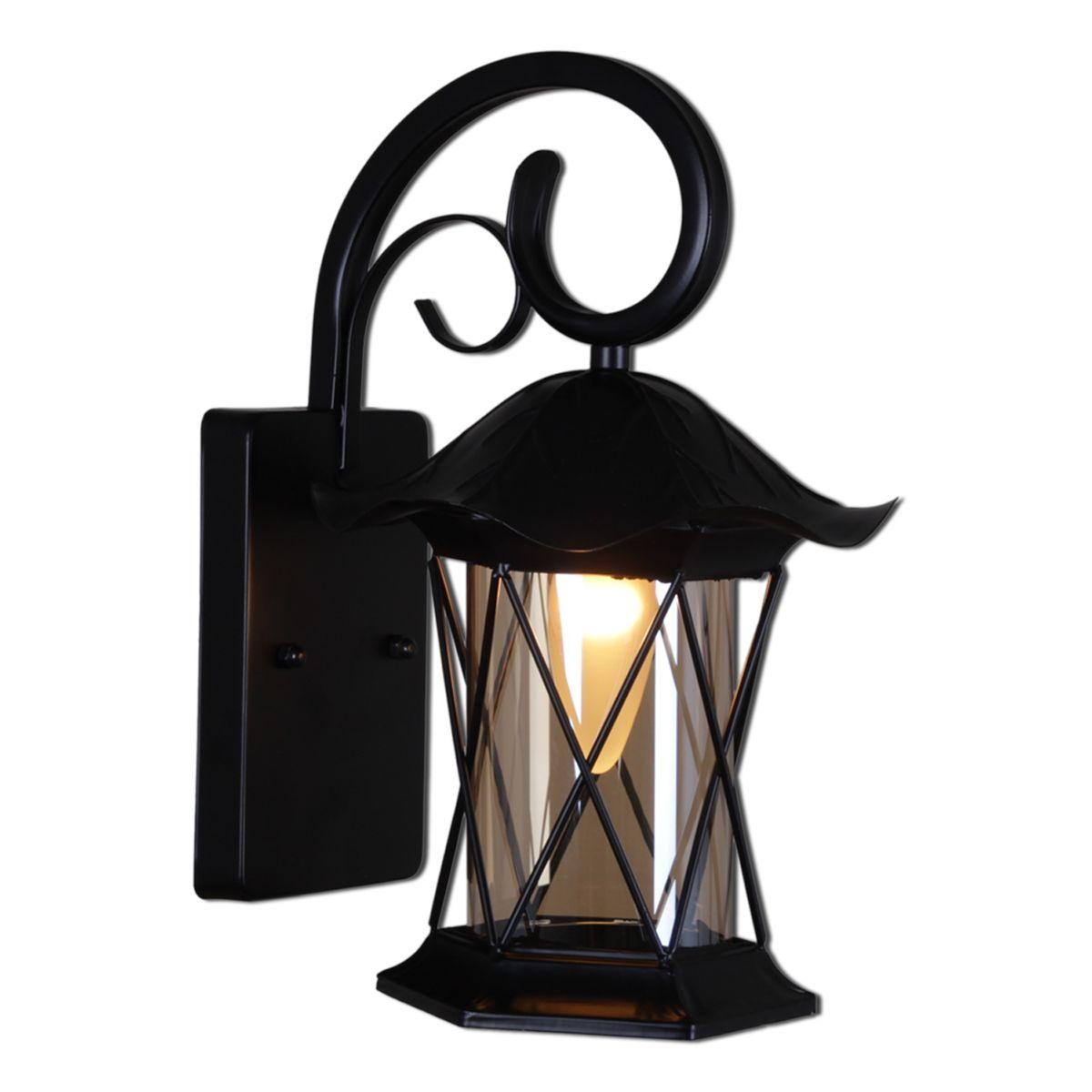 Уличный настенный светильник Reluce 08281-9.2-001U BK RLOS