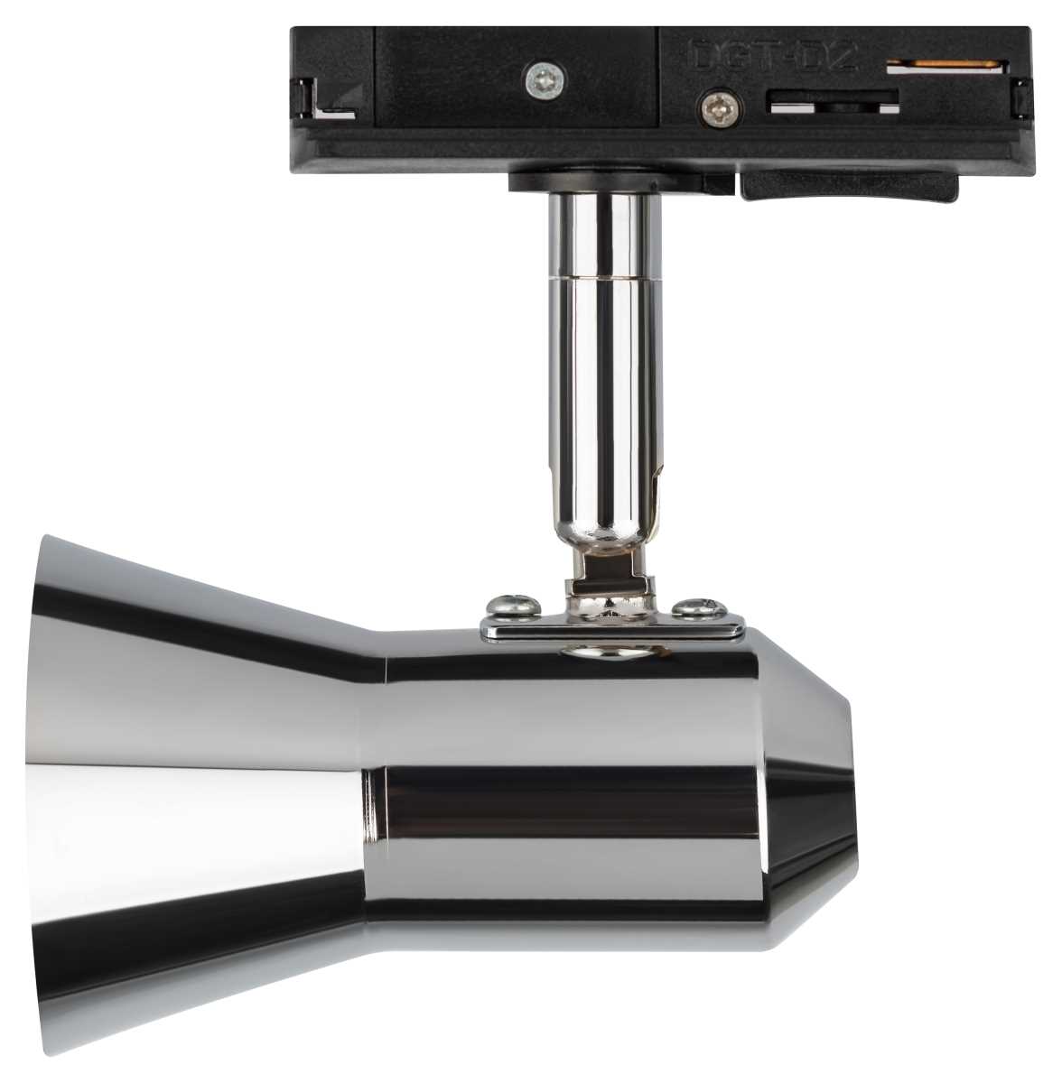 Трековый светильник однофазный ЭРА Taper TR37-GU10 CH Б0053305