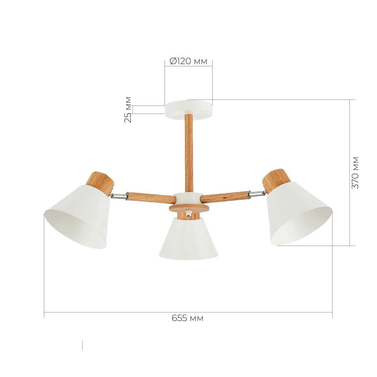 Потолочная люстра Evoluce Buve SLE103702-03