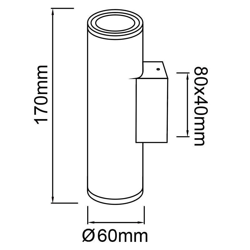 Настенный уличный светильник Mantra PERE 9099