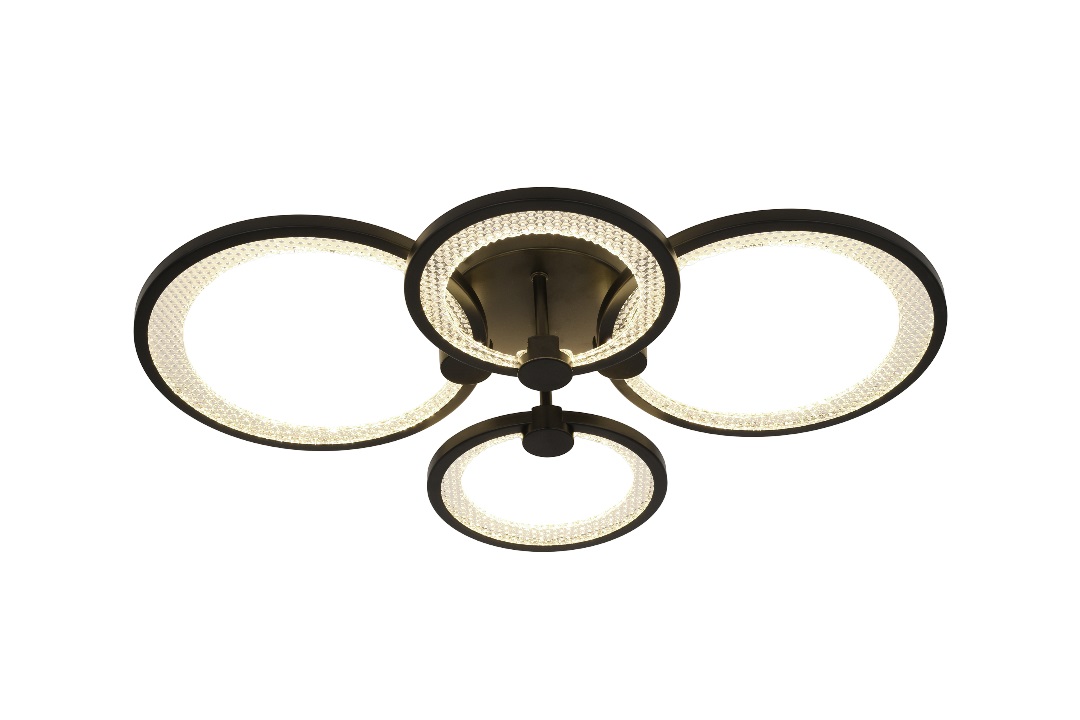 Светильник потолочный светодиодный ЭРА Модерн с ДУ Odry CLL-1-78-RC BK Б0069751