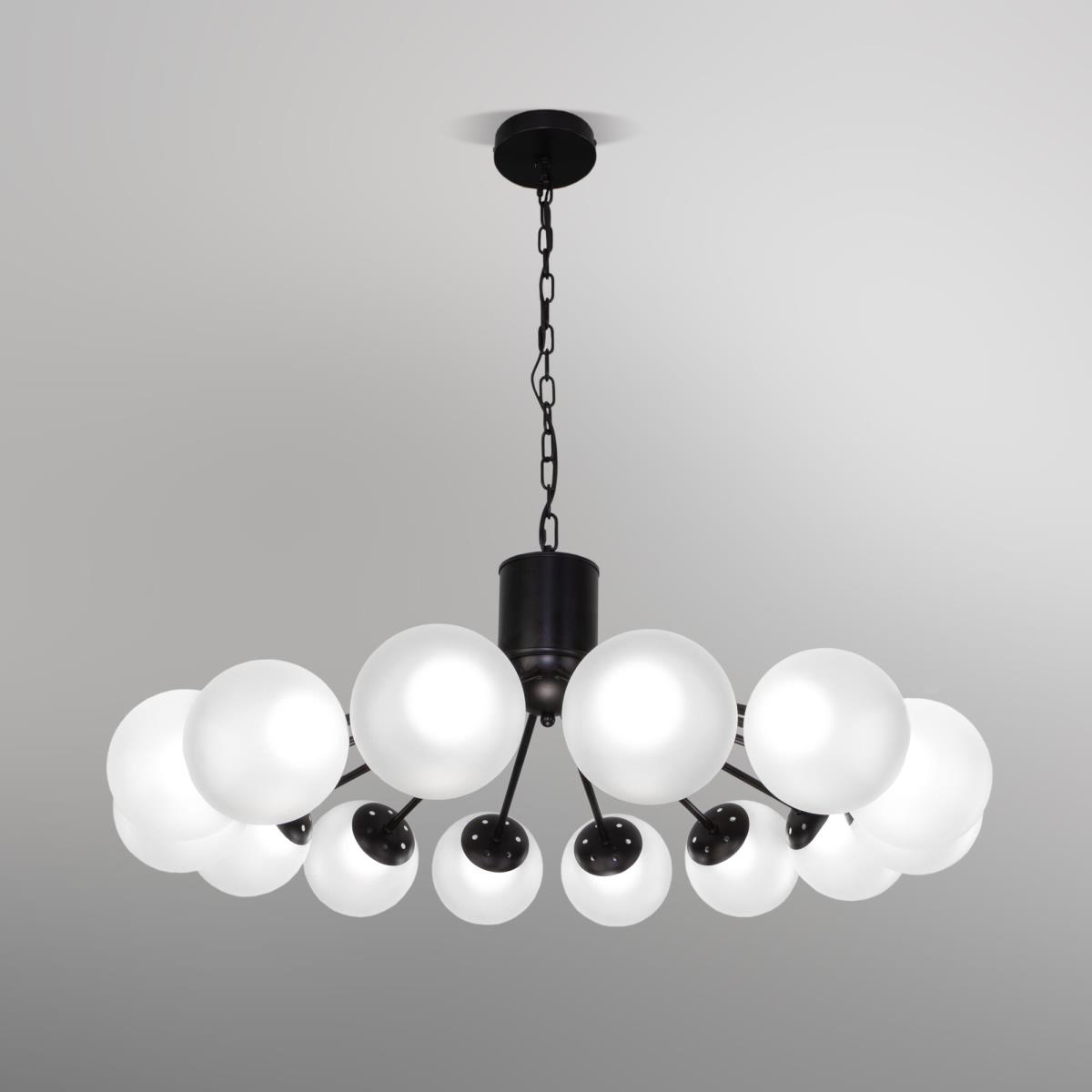 Потолочная люстра Eurosvet Vinter 201057 LED черный a072623