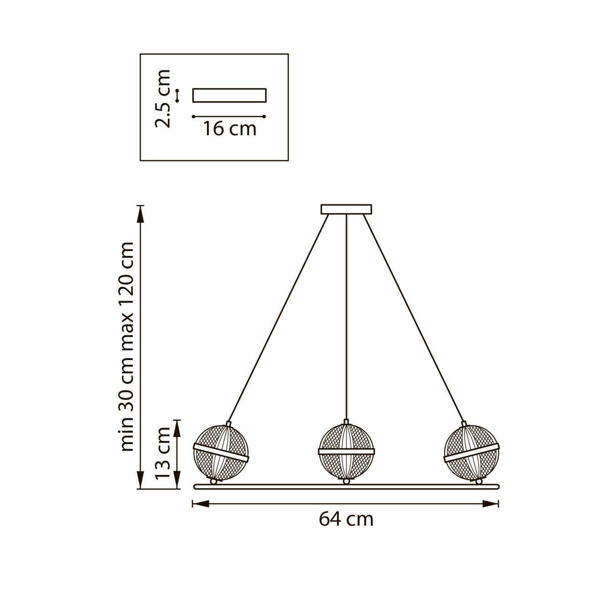 Люстра подвесная Acrile G9 Lightstar 737063
