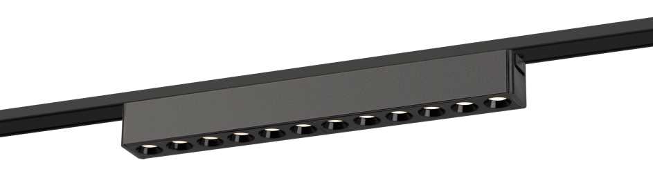 Магнитный трековый светильник ЭРА TRM-S5-2-12W4K BK Б0059050