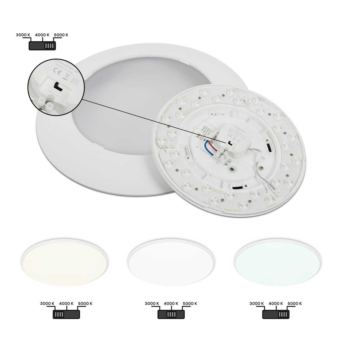 Потолочный светильник Mantra SLIM CCT 8692