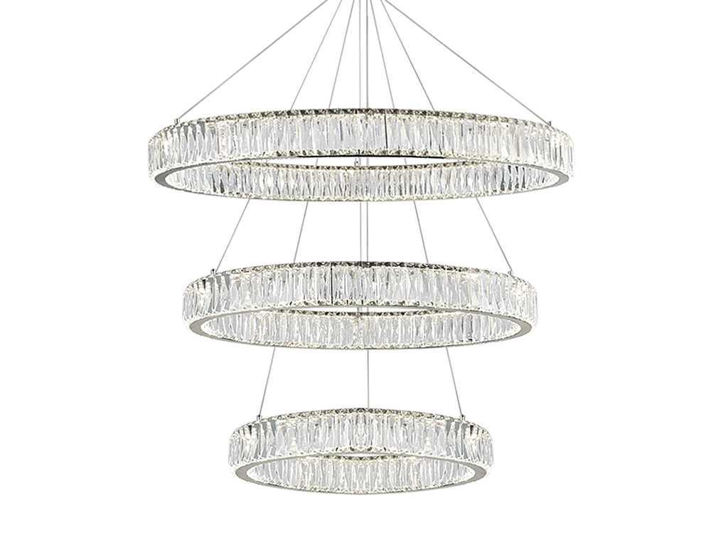 Вертикальная композиция Newport 8240 из трех колец хром №10 S8240_028CH