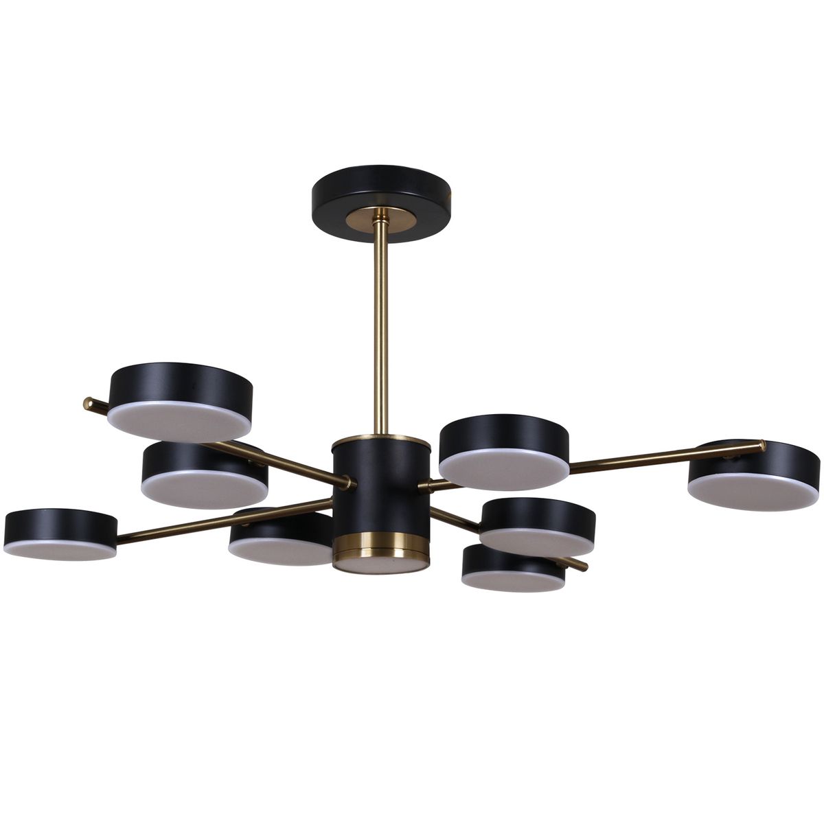 Потолочная светодиодная люстра Reluce 06369-0.3-08 COP+BK