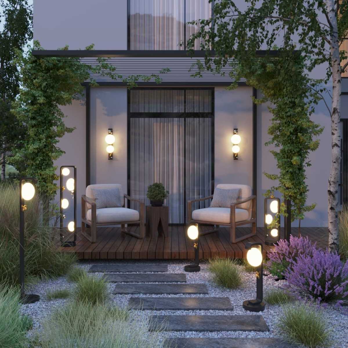 Ландшафтный светильник ODEON LIGHT NATURE 5434/3FB