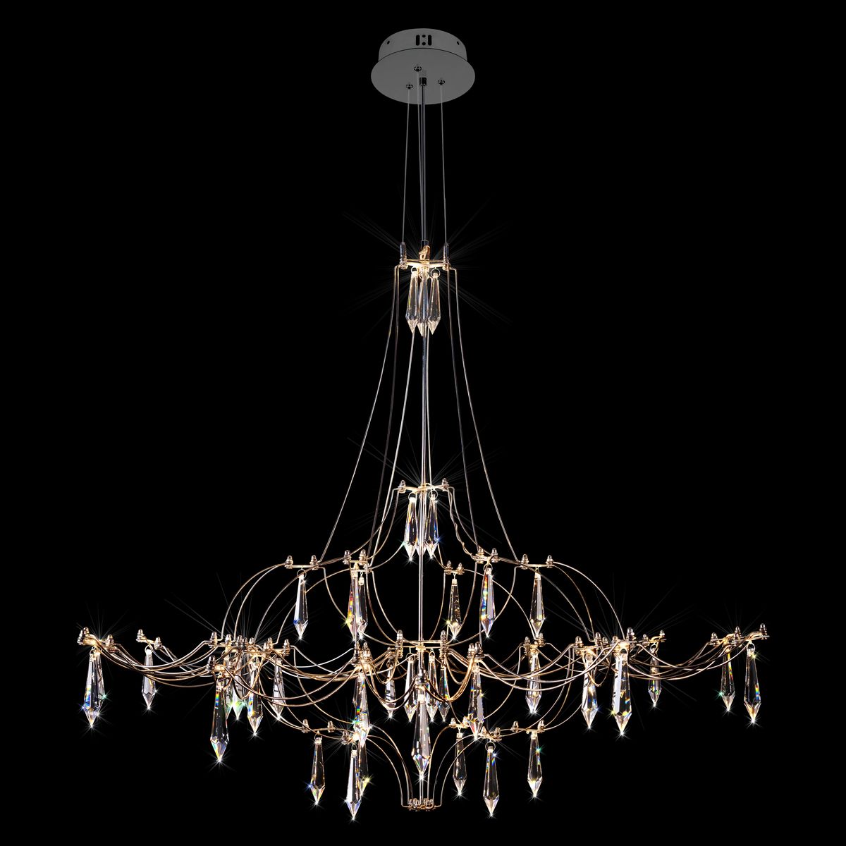 Подвесная люстра Loft IT Mira 10588/800 Silver Asfour