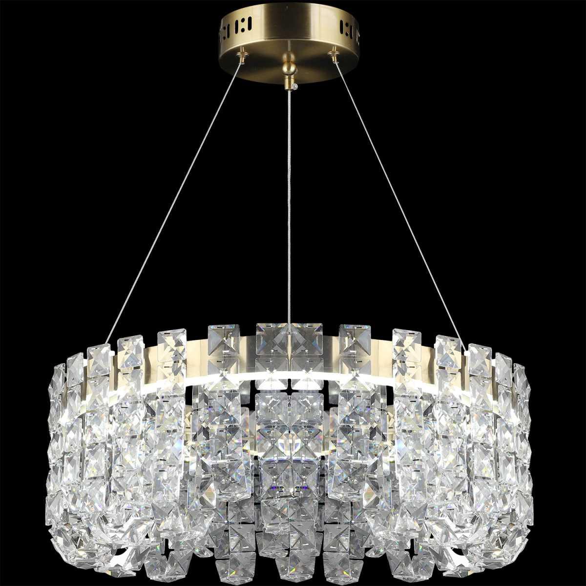 Люстра Reluce 02601-0.4-104W LED COP+CH