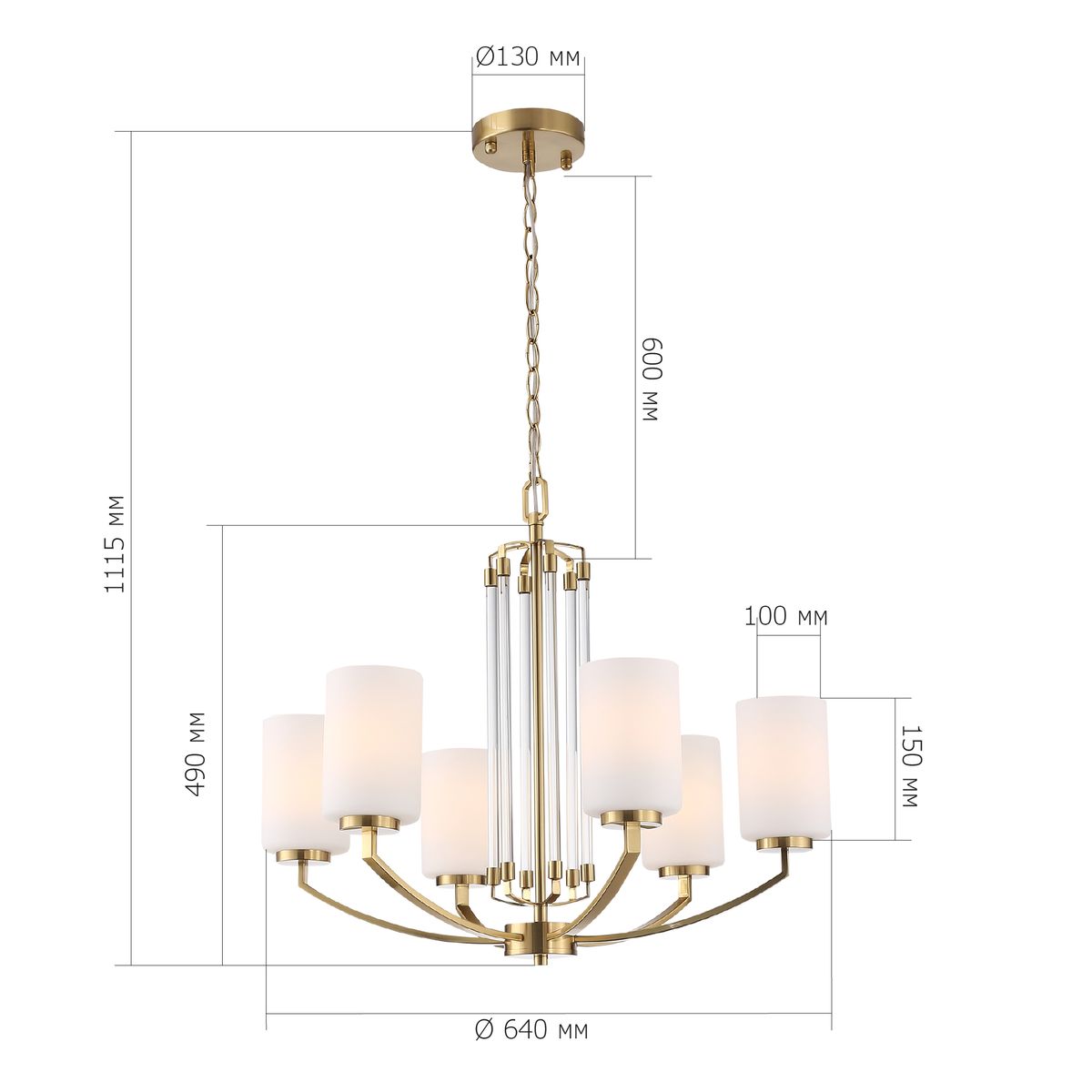 Подвесная люстра ST Luce Opalus SL1403.303.06