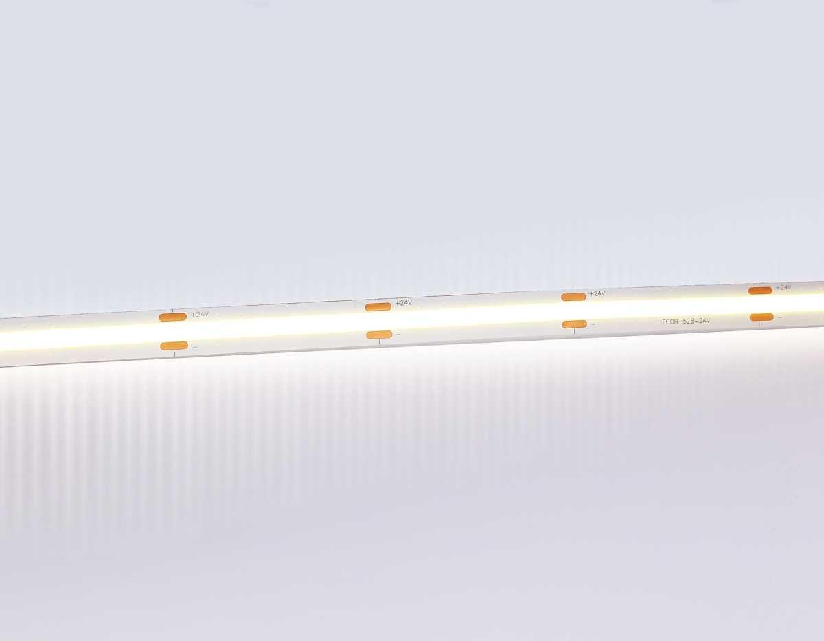 Светодиодная лента Ambrella Light GS4752 COB 528Led/14W m/ 24V IP20 4500K/ 5m*10mm*2mm (2 конт.) GS4752