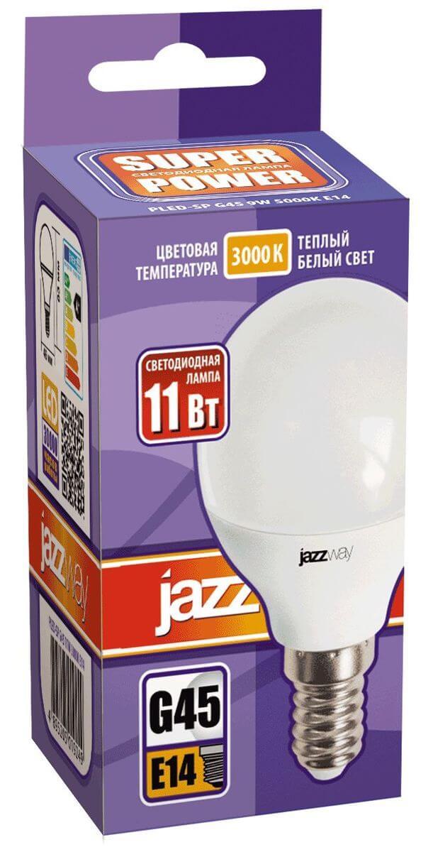 Лампа светодиодная Jazzway E14 11W 3000K матовая 5019249