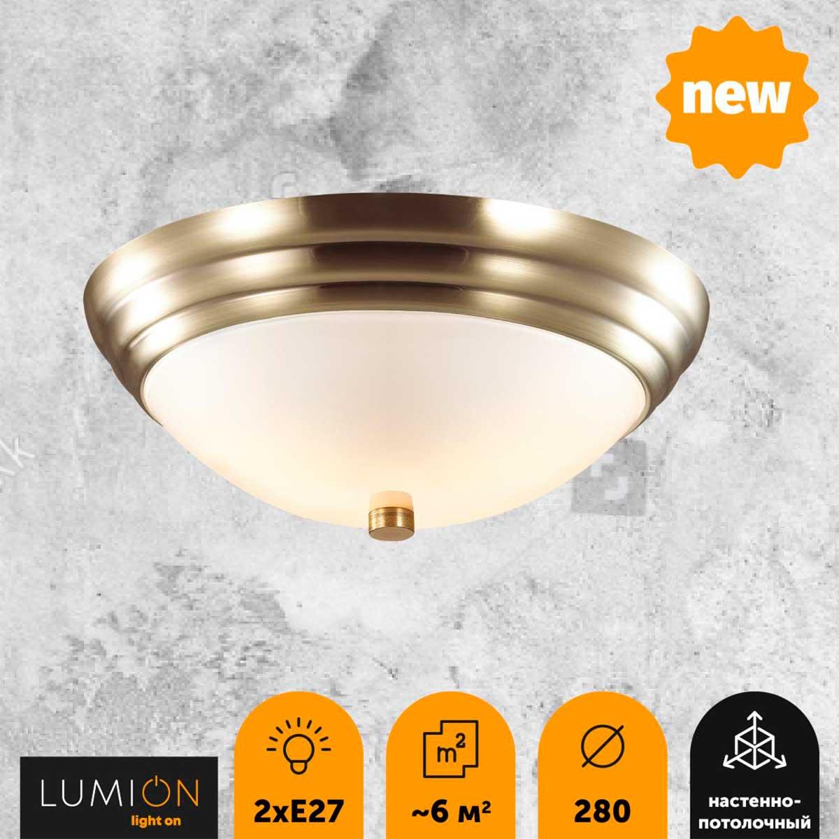 Настенно-потолочный светильник Lumion Vintage Kayla 5262/2C