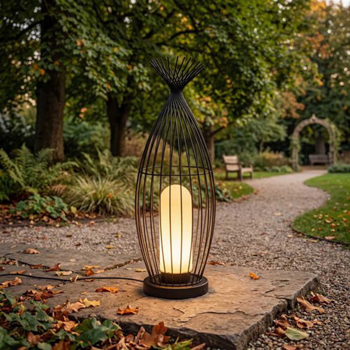 Уличный светильник Reluce 09981-0.7-001JH 0.6M E27 BK RLOS