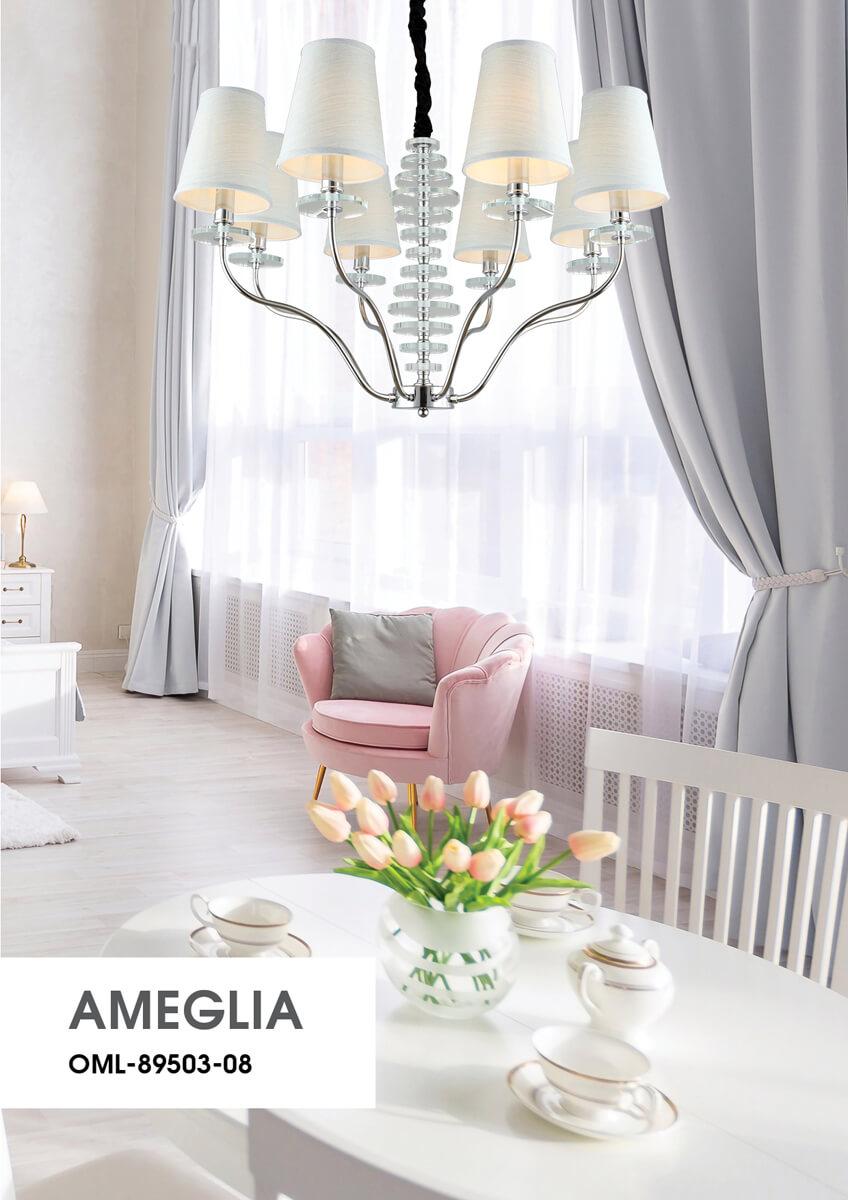 Подвесная люстра Omnilux Ameglia OML-89503-08