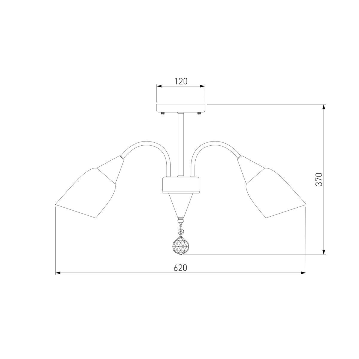 Потолочная люстра Eurosvet 30149/5 золото