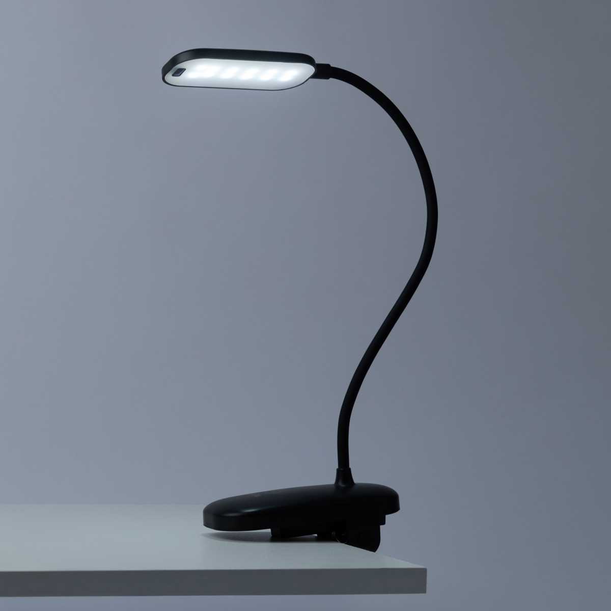 Настольная лампа аккумуляторная ЭРА NLED-525-6W-BK Б0068549