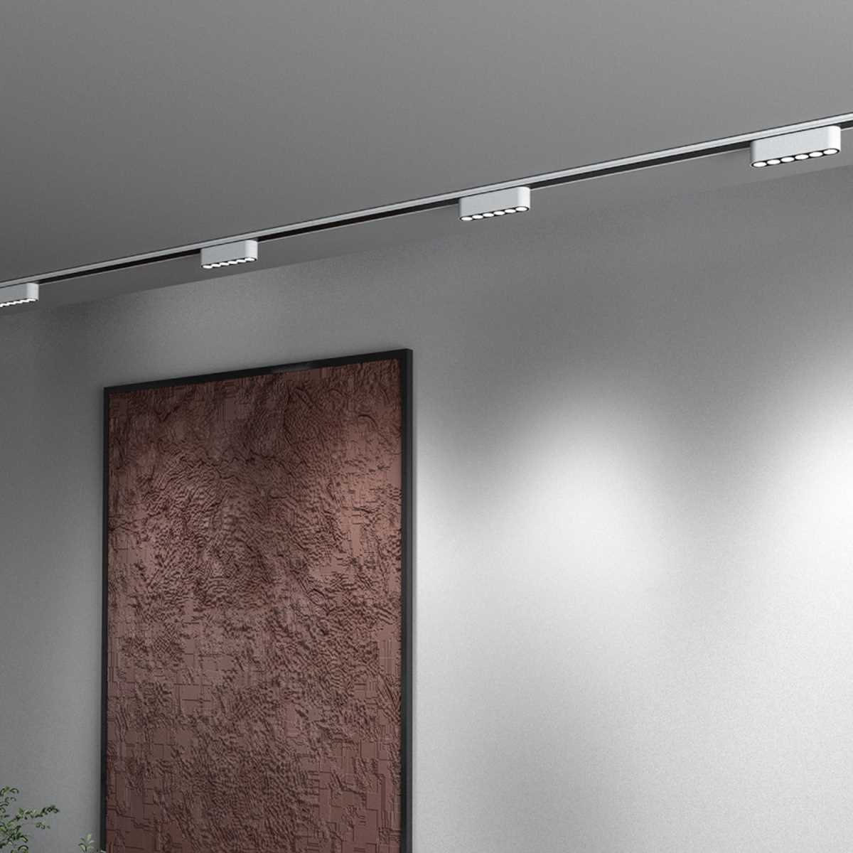 Трековый светодиодный светильник Reluce 13002-9.3-001UR magnetic LED6W BK