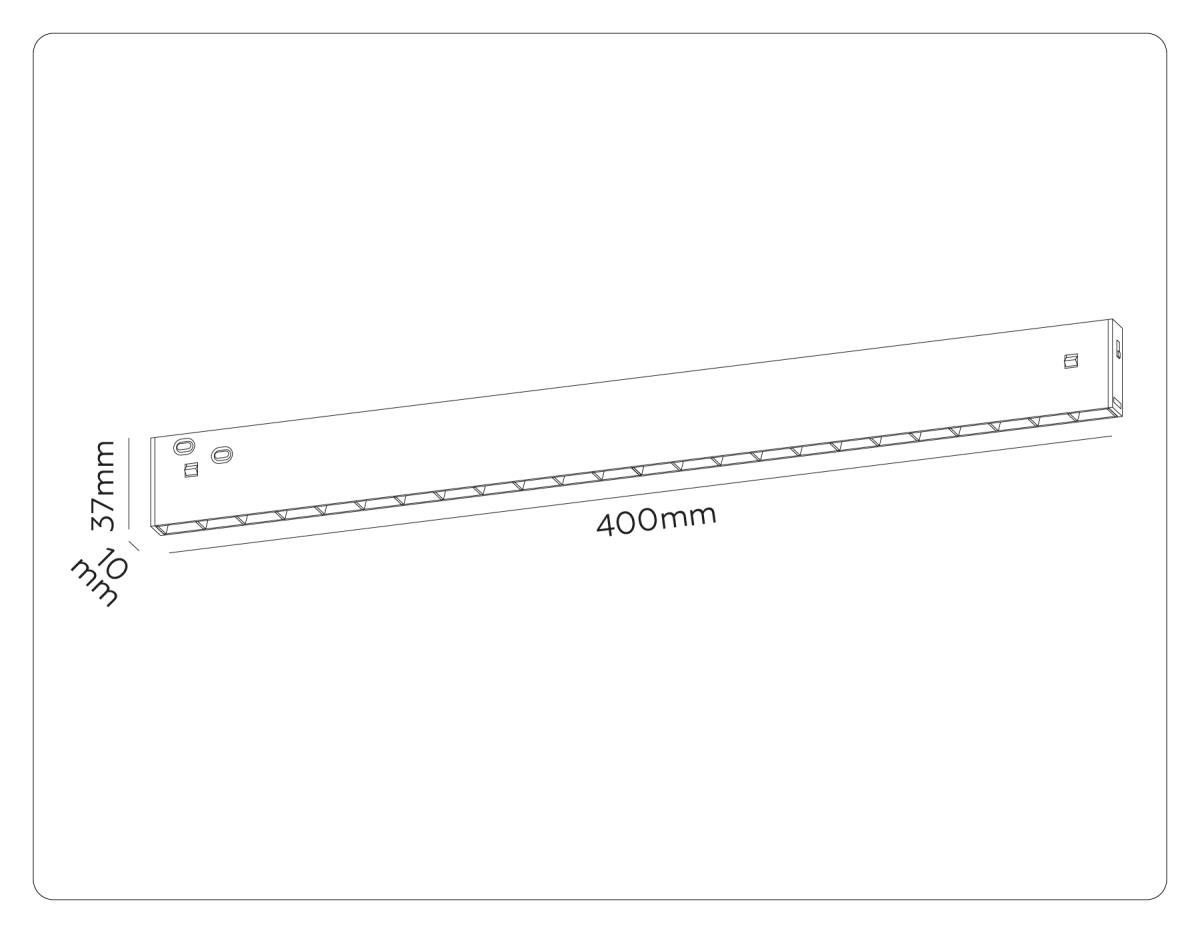 Трековый линейный светильник Ambrella Light TRACK SYSTEM GL2340