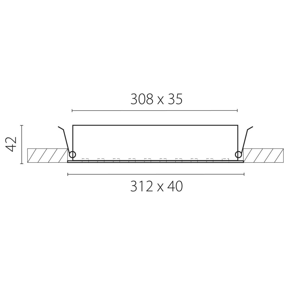 Светильник встраиваемый светодиодный Guarda Lightstar 082346